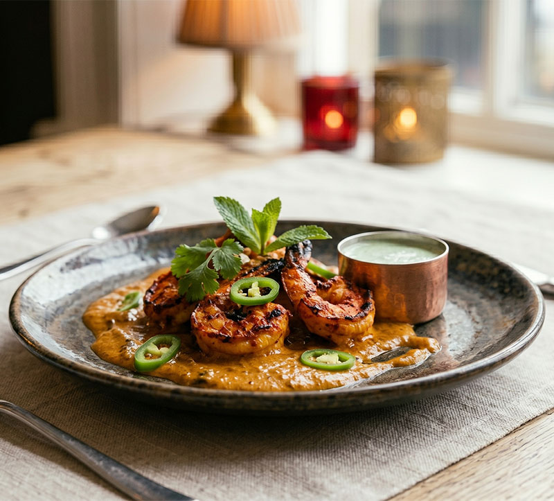 King Prawn Plain Curry